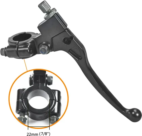 Miniatura 3 de HOLATO 22mm 7/8" Palanca de Freno y Embrayage Izquierda para Manillares de Motoneta Coleman CT200U BT200X CT100U Baja Massimo MB165 MB200 Yerf-Dog