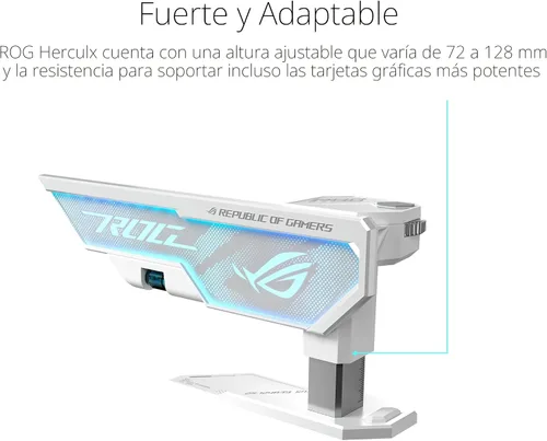 Miniatura 2 de ASUS ROG Herculx Porta tarjeta gráfica Edición Blanca