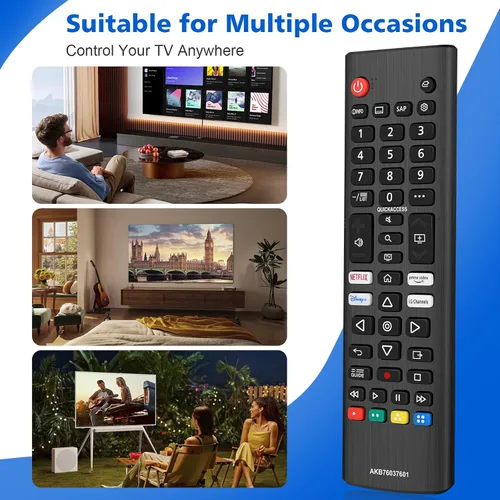 Miniatura 6 de 2 piezas universal para LG TV mando a distancia de reemplazo para LG mando a distancia universal para Smart TV