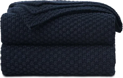 Miniatura 13 de Longhui bedding - Manta de punto amarilla brillante para sofá, suave, acogedora, lavable a máquina, 100% algodón, manta de punto para sofá, pesada