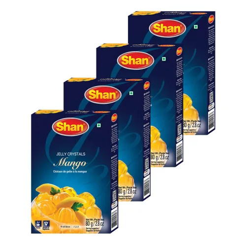 Miniatura 45 de Shan Polvo de crema de mango, 7.05 oz, postre esencial para cualquier ocasión, apto para vegetarianos, bolsa hermética en una caja (paquete de 3)