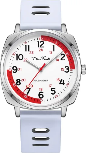 Miniatura 2 de Diaofendi Reloj de enfermera impermeable para profesionales médicos, mujeres y hombres, 24 horas con segunda mano, esfera militar fácil de leer