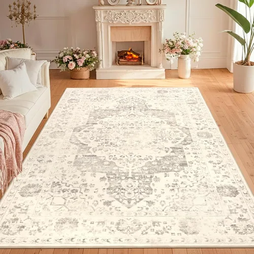 Miniatura 19 de nesrt Alfombra bohemia lavable de 2 x 10 pies, suave, antideslizante, extra larga, alfombra de cocina, color negro, vintage, geométrico, camino