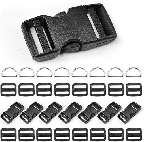 Miniatura 8 de Juego de 4 hebillas de plástico ajustables