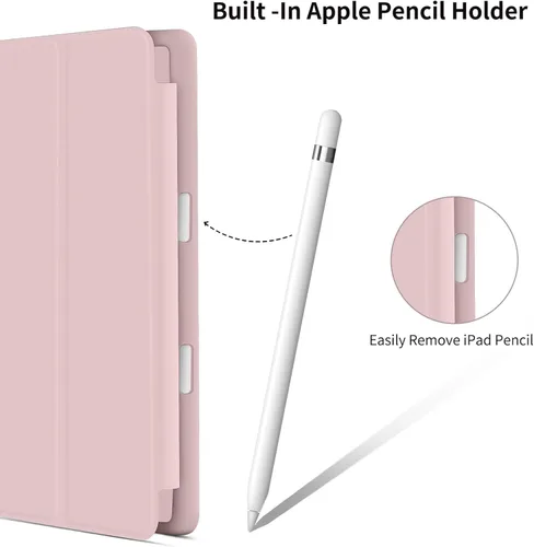 Miniatura 6 de kenke Funda para iPad de 6ª/5ª Generación (Modelo 2018/2017) de 9.7 Pulgadas con Soporte para Lápiz, Cubierta Inteligente Ligera con Soporte