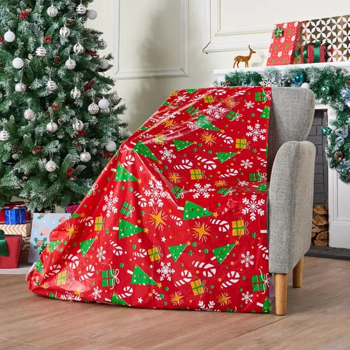 Miniatura 5 de JOYIN 2 piezas de bolsas de regalo para bicicleta de Navidad jumbo de plástico, bolsa de regalo de 72”x60” con etiquetas de regalo para regalos
