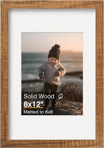 Miniatura 184 de KINLINK 3.5x5 Picture Frame, Ash Black Solid Wood Frame with Plexiglass for Table Top and Wall Mounting, Photo Frame for Horizontal or Vertical