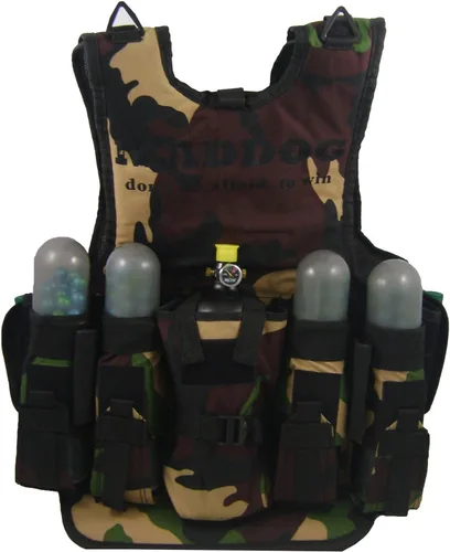 Miniatura 3 de MAddog® Chaleco táctico deportivo de paintball arnés