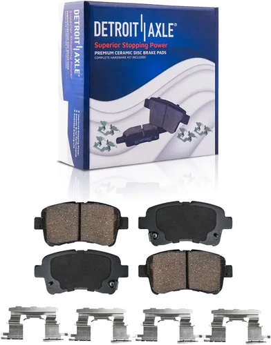 Miniatura 35 de Detroit Axle - Kit de freno delantero para Chevrolet Trailblazer GMC Envoy Buick Rainier Isuzu Ascender Olds Bravada Saab 9-7X, repuesto
