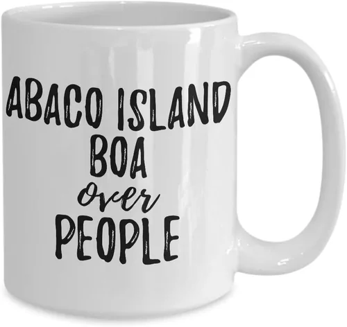 Miniatura 2 de Abaco Island Boa Over People - Taza de regalo para amantes de los animales, mamá, papá, activista por los derechos de los derechos militantes, taza