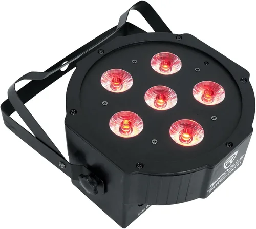 Miniatura 3 de Rockville Luz de lavado DMX recargable RGBWA+UV de batería PAR 61 de 36W, haz de 25 grados, baterías reemplazables, control remoto IR, activada por