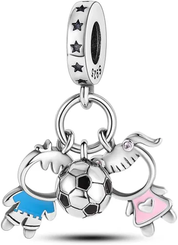 Miniatura 7 de Pandach Dijes colgantes de plata de ley 925 para pulseras y collares, dijes colgantes de Madonna con cuentas de girasol, joyería para mujer