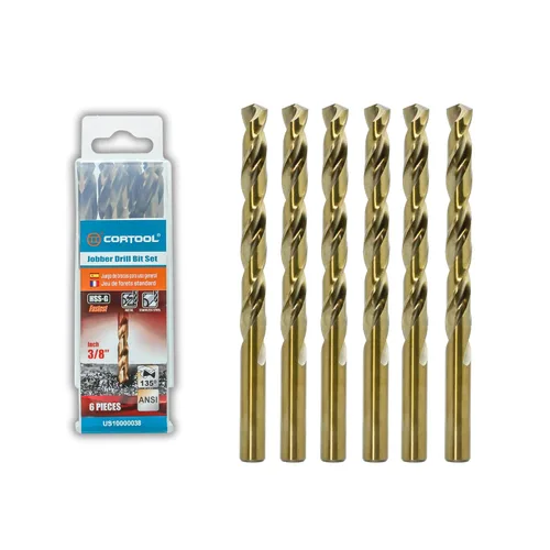 Miniatura 17 de Juego de brocas de cobalto de 1/2 pulgada (6 piezas), juego de brocas de metal M35 HSS de longitud de trabajo para metal duro, acero inoxidable