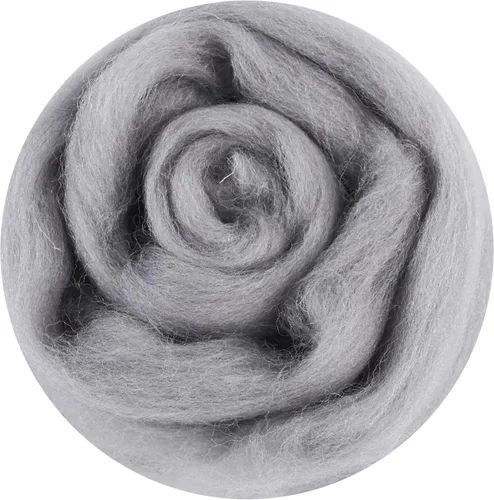 Miniatura 69 de 24 tipos de lana rosa, 4.23 oz (120 g), adecuado para fieltro húmedo y fieltro de aguja de telas hiladas de lana. Un paquete de prueba está Tonos