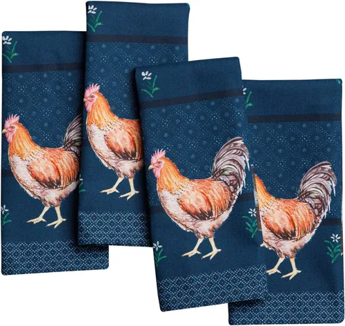 Miniatura 128 de Maison d' Hermine Happy Florals - Juego de 4 servilletas 100% algodón suave y cómodo perfectas para cenas familiares, bodas, fiestas de cóctel, 063