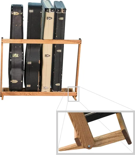 Miniatura 4 de String Swing CC29 estuche para guitarra plegable de madera dura