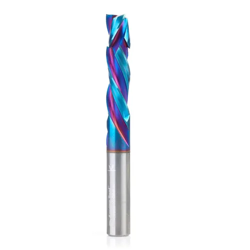 Miniatura 47 de Amana Tool Spektra Extreme Tool Life - Broca de router espiral de compresión CNC de carburo sólido, 46010-K, 3/8 D x 1-1/8 CH x 3/8 vástago x 3