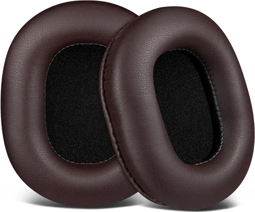 Miniatura 12 de SOULWIT Almohadillas de repuesto para auriculares de monitor Audio Technica ATH M50X M50XBT M50RD M40X M30X M20X MSR7 SX1, almohadillas con piel