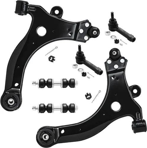 Miniatura 31 de Detroit Axle - Kit de brazos de control de extremo delantero 4WD para Ford 04-08 F-150, 06-08 Lincoln Mark LT, 4 extremos de barra de acoplamiento