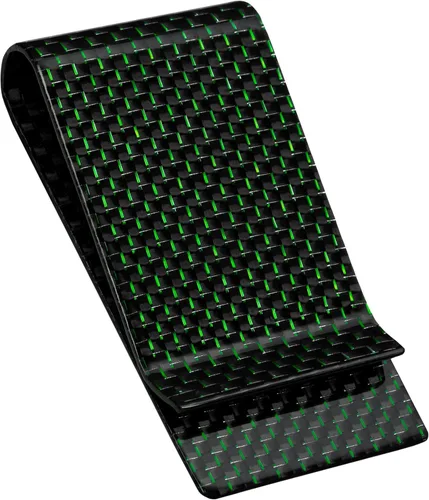 Miniatura 13 de SERMAN BRANDS Clip de dinero de fibra de carbono para hombres – Cartera delgada con clip de dinero RFID, bolsillo frontal minimalista, cartera EDC