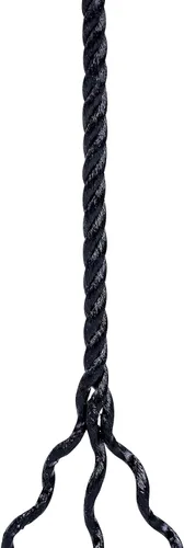 Miniatura 5 de HONGDA Cuerda de nailon Tarred Bank de 465 pies, cuerda de nailon #36, cuerda de nailon negro de 0.098 pulgadas, cuerda de sena trenzada fuerte