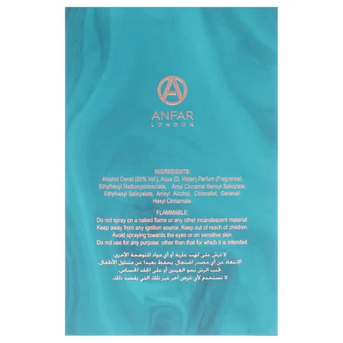Miniatura 7 de Anfar Londres - Bateig Azul para Unisex - 3.4 oz Extrait De Parfum Spray