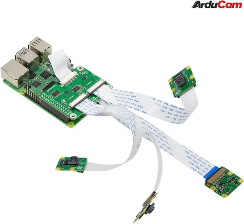 Miniatura 7 de Arducam Módulo adaptador de cámara múltiple V2.2 para Raspberry Pi 5, 4B, compatible con módulo de cámara Rasperry Pi 3/V2/V1 y cámaras IMX477