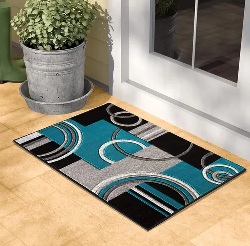 Miniatura 24 de Glory Rugs - Tapete moderno suave tallado a mano, alfombra contemporánea con textura mullida prémium para interior, sala de estar, comedor y Marrón