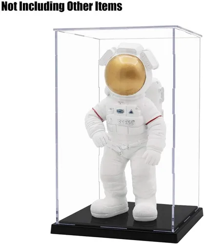 Miniatura 3 de Odoria Caja transparente de 8 pulgadas para trofeo de estatua de 6 pulgadas de alto - Protector acrílico para figuras de muñecas a escala 1/12