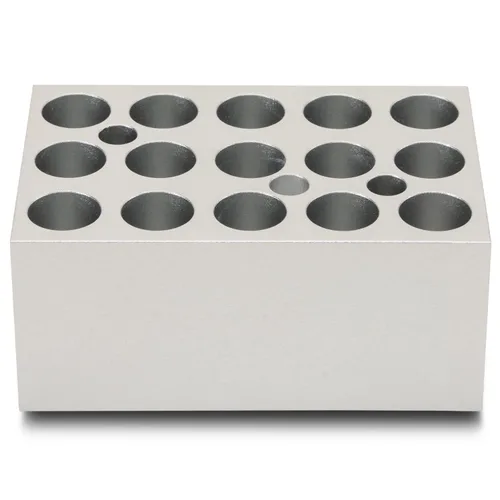 Miniatura 6 de ONiLAB 5mLx 6 Tubos de centrífuga Capacidad Bloque de calefacción de baño seco de aluminio científico para incubadora digital de baño seco..