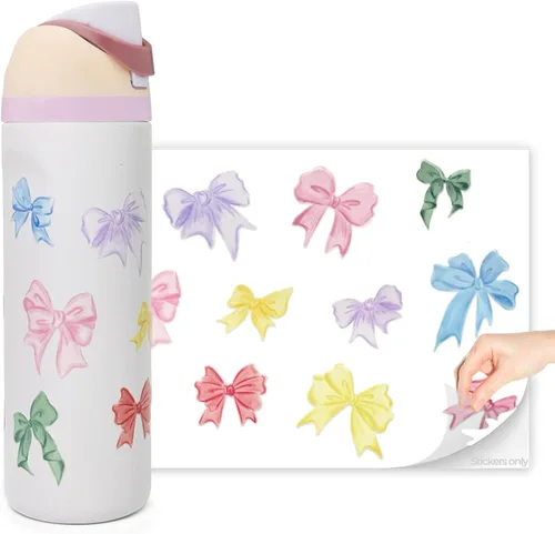 Miniatura 11 de Adhesivo de transferencia UV para botella de agua Owala FreeSip 24oz 30oz 40oz, piel de botella duradera e impermeable, se ajusta al diseño