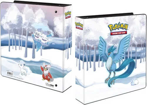 Ultra PRO - Pokémon Gallery Series Frosted Forest Álbum de 2 pulgadas - Carpeta de 3 anillos perfecta para proteger la colección de tarjetas grandes