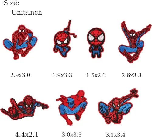 Miniatura 2 de Parches para planchar para ropa, 14 parches bordados, parches bordados, parche para planchar para coser en tela de reparación para ropa, jeans