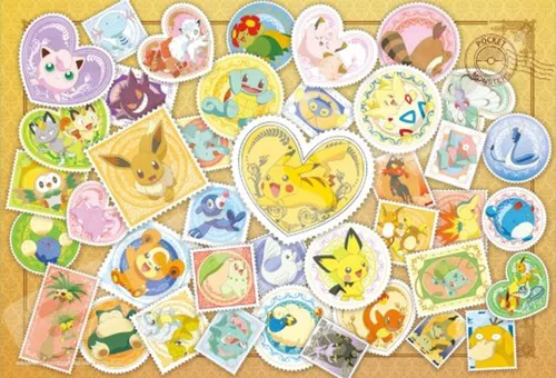 Miniatura 2 de ensky - Pokémon - Arte de sello postal, rompecabezas de 108 piezas