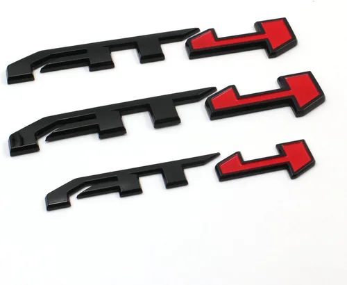 Paquete de 3 calcomanías de placa de identificación 3D con emblemas AT4 Sierra 2019-2025 con adhesivo fuerte 85002068 compatible con Canyon Sierra