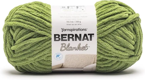 Miniatura 60 de Bernat - Estambre para mantas súper esponjoso acrílico, 2 paquetes de 300g/10.5 onzas, #6, chenilla gruesa de peso pesado para tejer y crochet