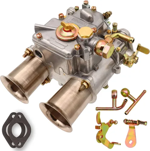 NENKUTEN Carburador de 2 barriles para 45 DCOE Weber de 1.772 in de tiro lateral doble estrangulador Carb se adapta a Datsun 240/260/280Z MGB Toyota