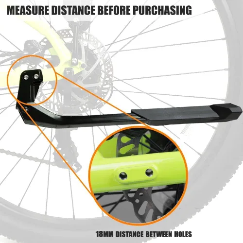 Miniatura 3 de BV Soporte de bicicleta – Soporte de bicicleta de montaña para bicicletas de 24 a 29 pulgadas – Longitud ajustable, suela antideslizante