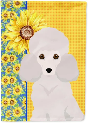 Miniatura 60 de Caroline's Treasures WDK5331CHF - Bandera de verano con diseño de girasoles rojos y blancos, manga grande, para porche, para colgar en la pared