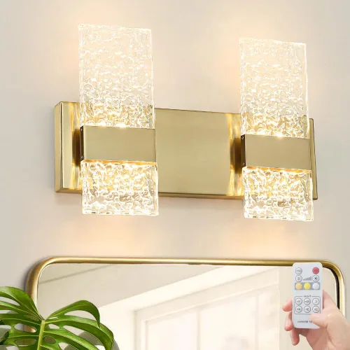 Miniatura 11 de Lámpara de tocador de baño moderna de cromo de 4 luces, elegantes accesorios de iluminación de baño de LED de cromo sobre espejo, accesorios