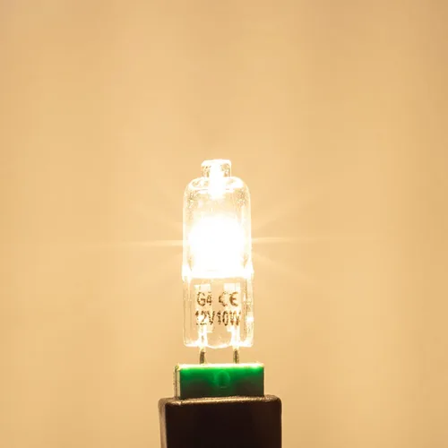 Miniatura 8 de YBEK Bombillas halógenas G4 de 10 W, 12 V, T3 JC, tipo 2 pines, repuesto para paisaje, debajo del gabinete, luz de disco, iluminación regulable