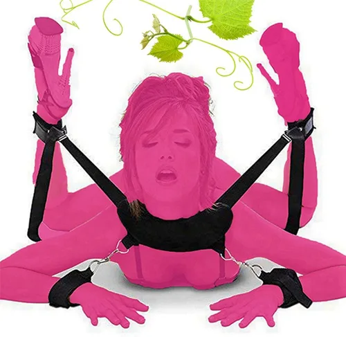 Restricciones de cama, arnés de bonage sexual para cama de tamaño King para pareja, correas de amarre para cama Queen, correas de muñeca y tobillo