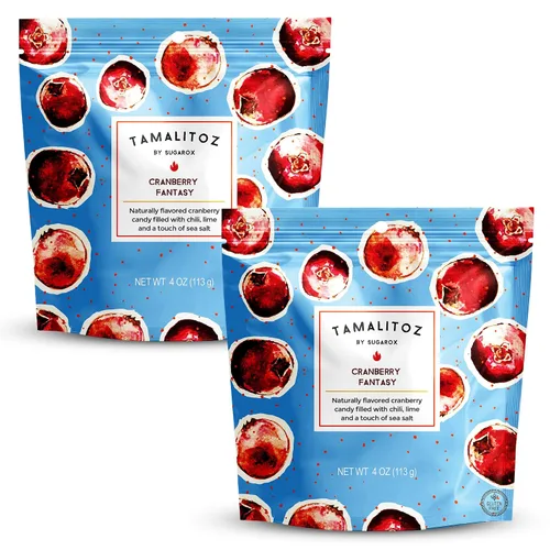 Miniatura 43 de Tamalitoz - Mango para masticar labios, caramelo duro mexicano de mango picante relleno de chile, lima y sal marina, caramelo de fruta hecho a mano