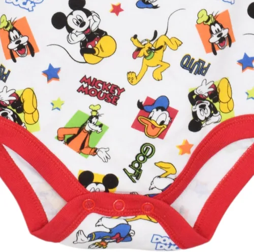 Miniatura 7 de Disney Mickey Mouse Lion King Winnie the Pooh Pixar Toy Story Buscando a Nemo Baby Paquete de 5 mamelucos para recién nacido a bebé
