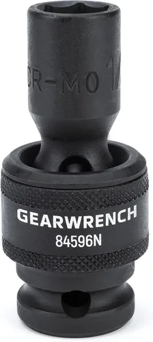 Miniatura 4 de GEARWRENCH 84938N - Juego de conectores de impacto universal estándar de 1/2 pulgada, 6 puntos, 13 piezas, SAE