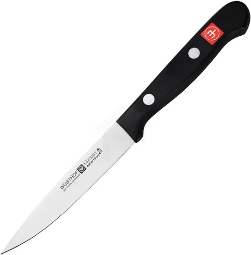 Miniatura 6 de WÜSTHOF Gourmet Cuchillo de utilidad dentado de cuatro pulgadas y media Cuchillo utilitario alemán dentado de 4.5 pulgadas Cuchillo de utilidad