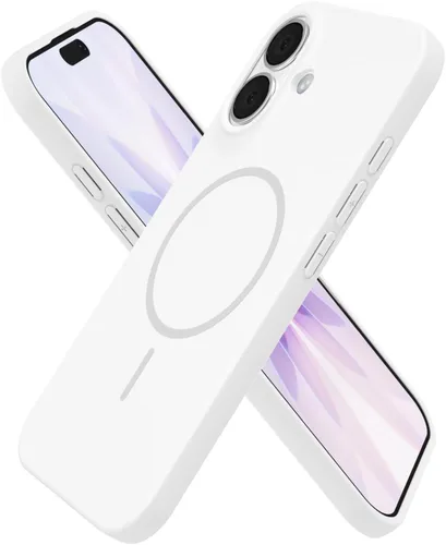 Miniatura 230 de oakxco Funda de silicona Mag Safe para iPhone 17 Pro Max, funda magnética delgada y fina compatible con carga inalámbrica MagSafe, bonita funda Negro
