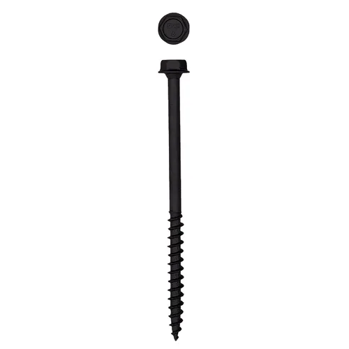 Miniatura 27 de Tornillos de retraso de madera estructural con cabeza hexagonal exterior de 1/2 "x 5" Powerlags Hex (25 EA)