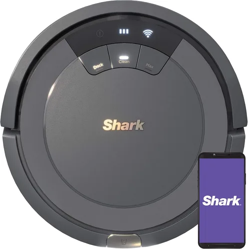 Miniatura 15 de Aspiradora robot Shark Navigator con base autovaciante sin bolsa de 30 días de capacidad, potente succión, navegación SmartPath, cepillo