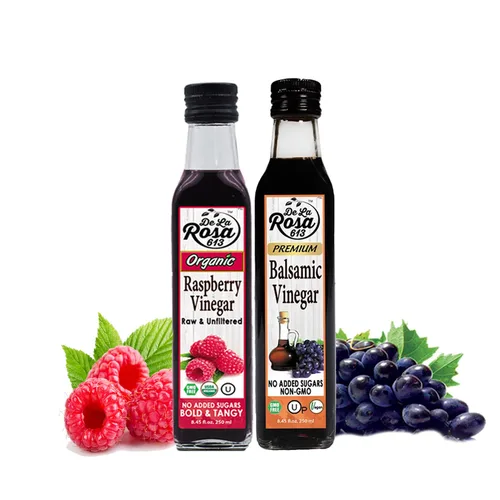 Miniatura 7 de De La Rosa - Vinagre balsámico orgánico y aceite de oliva virgen extra orgánico, 100% puro, vegano, kosher, sin OMG y sin gluten, ideal
